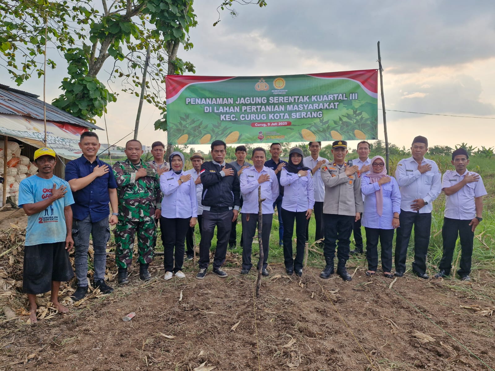 Penanaman Jagung Serentak Kuartal III – Kecamatan Curug