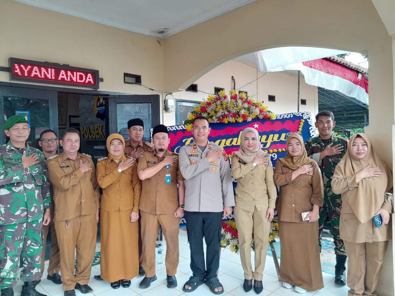 HUT Bhayangkara ke-79 di wilayah Kecamatan Curug: